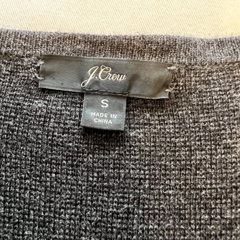 J. Crew Juliette Collarless Merino Wool Blend Cardigan Sweater - Picture 11 of 12